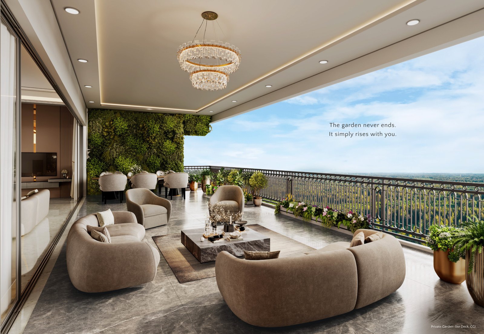 Residence garden deck